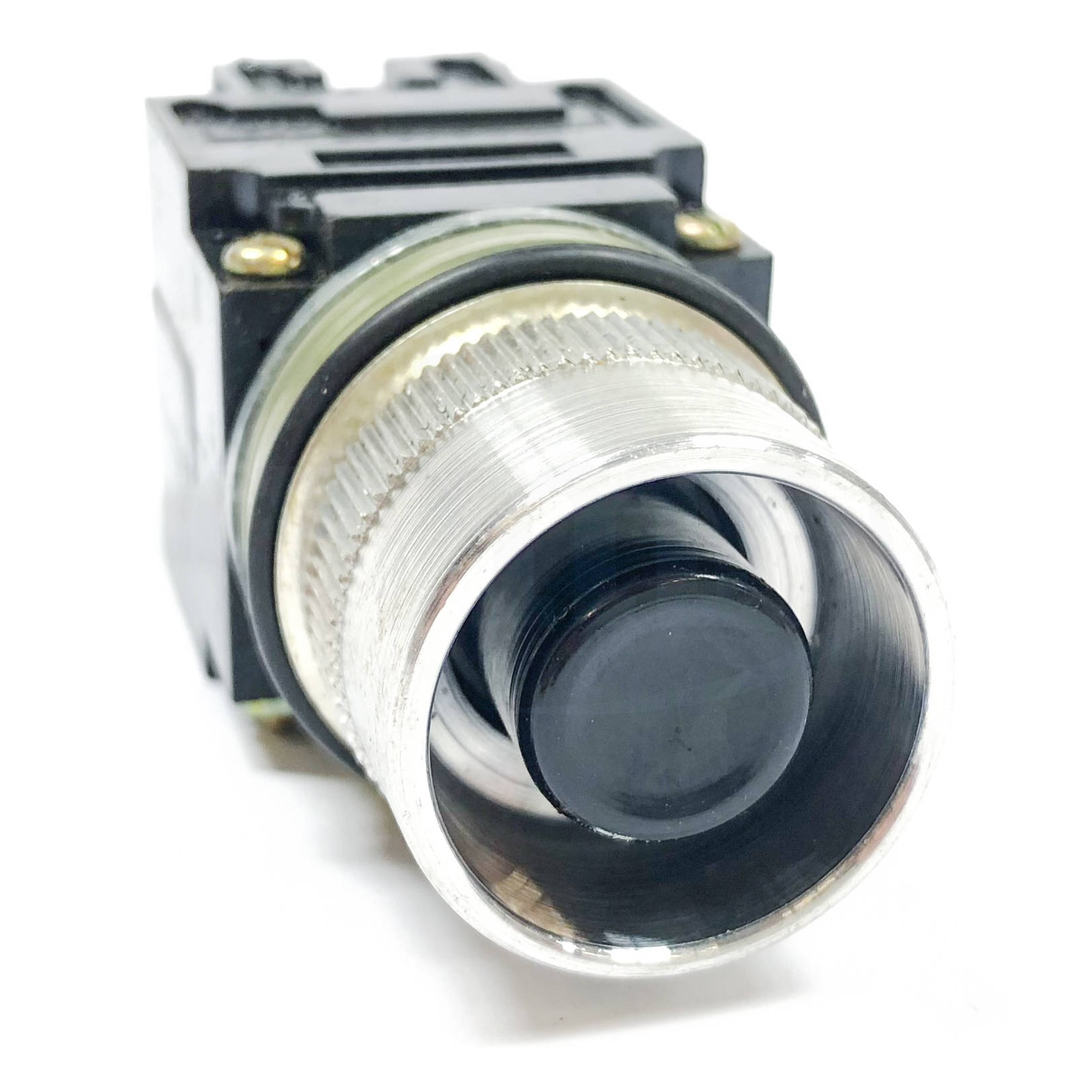 CR104A8212 GE Min Oiltight Push Button, Black | Witmer Motor Service