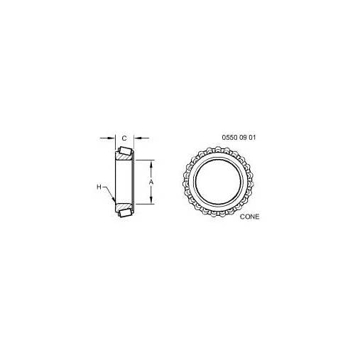 F58065 John Deere Bearing Cone, Timken 34300