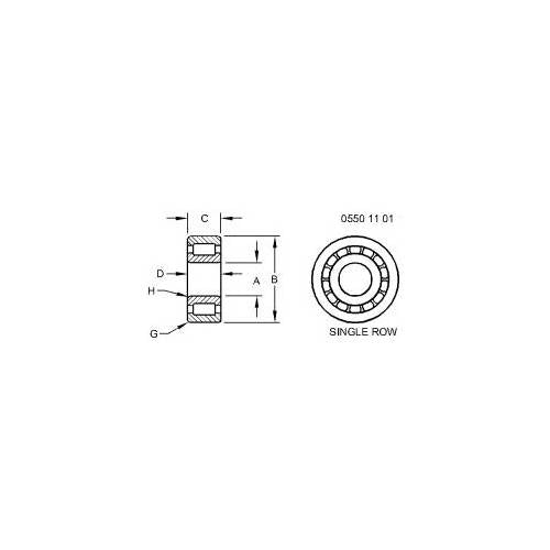 F621210G John Deere Cylindrical Roller Bearing
