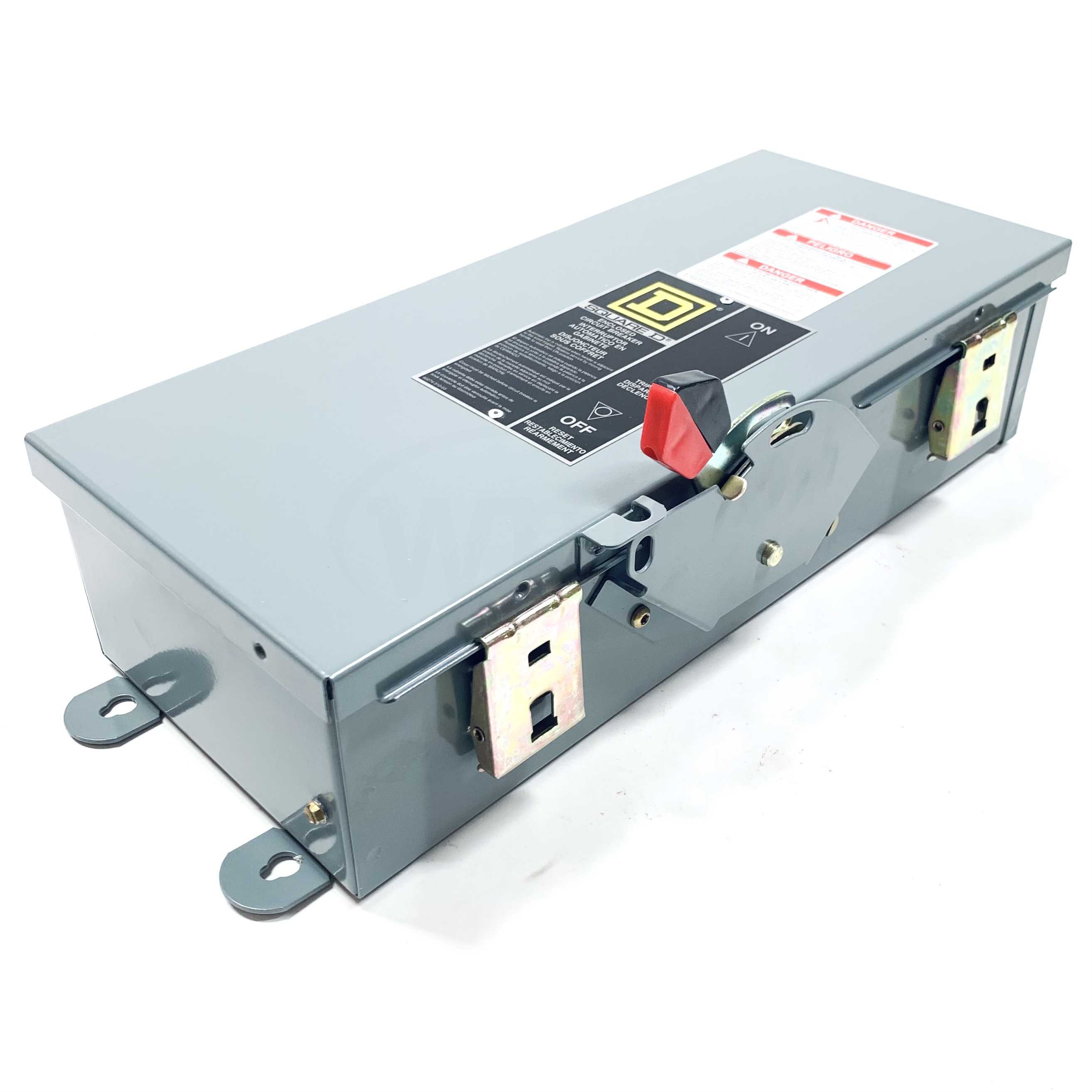 FA100AWK Square D Circuit Breaker Enclosure, 100A, 600VAC, 500VDC, 50/60Hz