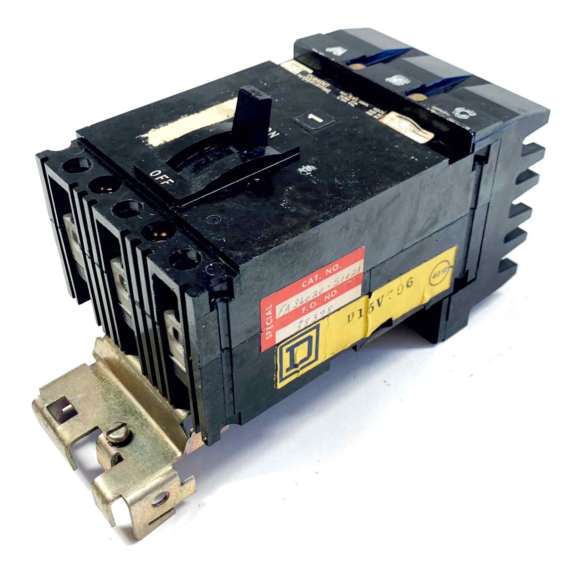 FA36020-S1021 Square D Molded Case Shunt Trip Circuit Breaker
