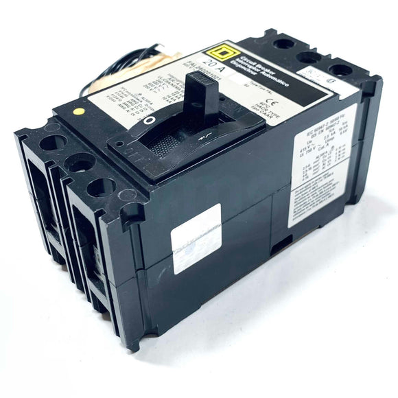 FAL260201021 Square D 2-Pole Circuit Breaker, 20A, 600~250V, 50/60Hz