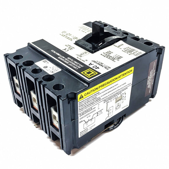 FAL340401027 Square D Molded Case Circuit Breaker, 3-Pole, 40 Amp
