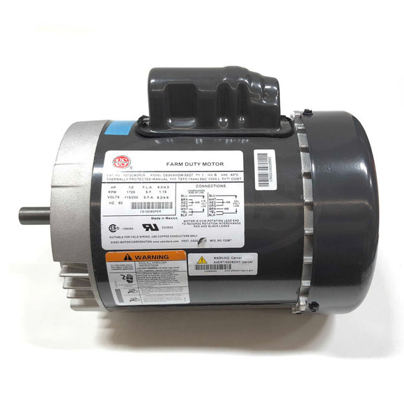 FD12CM2PCR US Motor 1/2 Hp, 1725 RPM, 60Hz, 1Ph, 9.0/4.5A, 115/230V, Motor