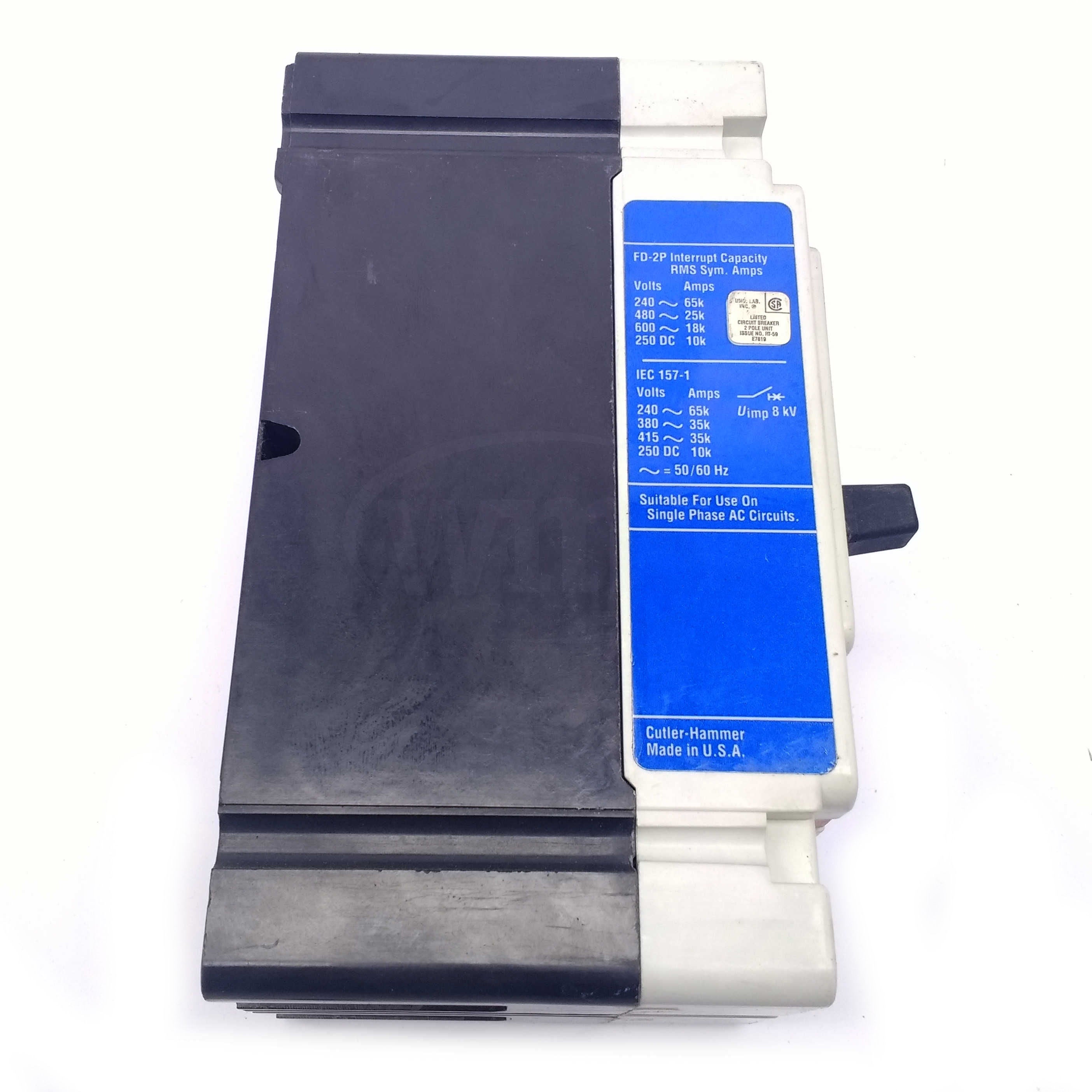 FD2025 Cuttler-Hammer Circuit Breaker, 2-Pole 25 Amp