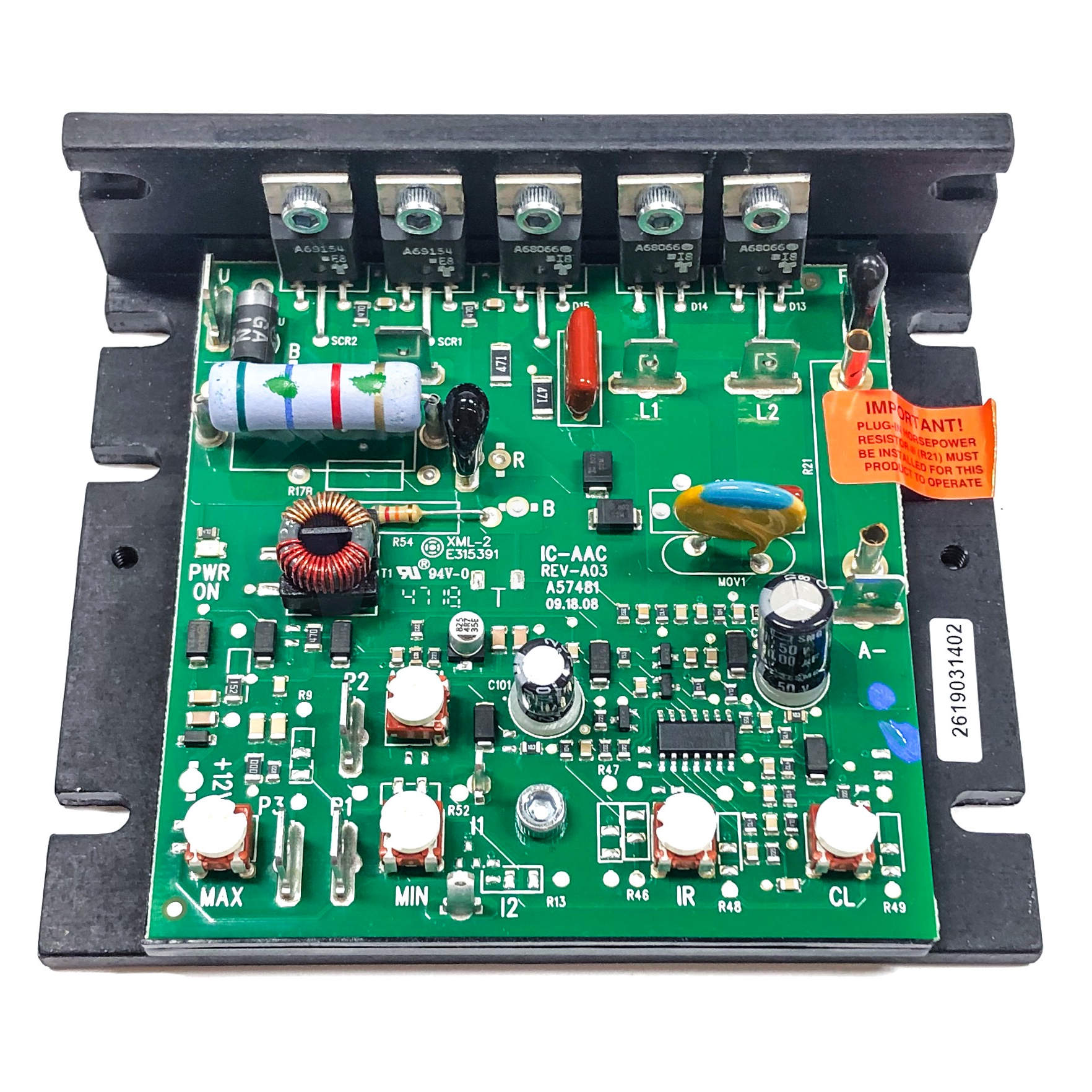 KBIC 120 KB Electronics DC SCR Chassis Speed Control Drive 9429 KBIC 120 KB Electronics DC SCR Chassis Speed Control Drive 9429
