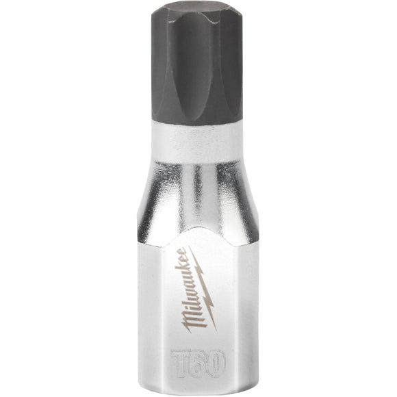 45-34-1019 Milwaukee 3/8" Drive T60 TORX Bit Socket