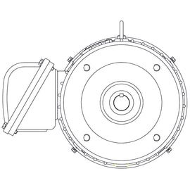 XV1/56C Teco-Westinghouse 1.5HP Explosion Proof Electric Motor, 1200 RPM