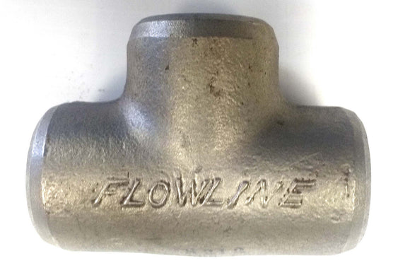 Flowline 8212 316 Stainless Steel Tee 1" Schedule S/40S