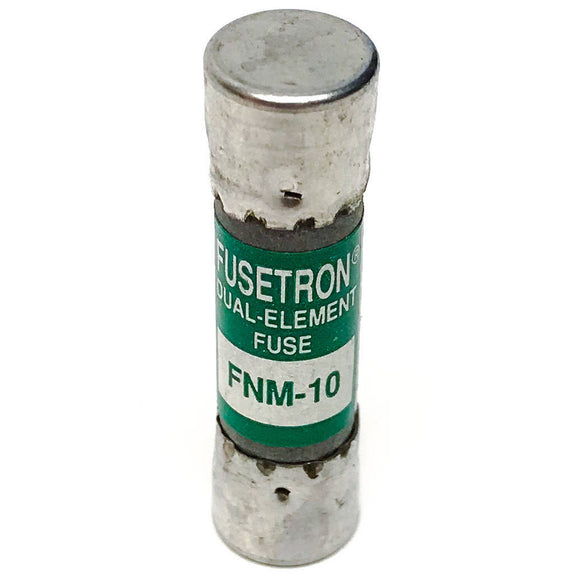 FNM-10 Bussman Dual Element Fuse, 10 Amp 250 VAC