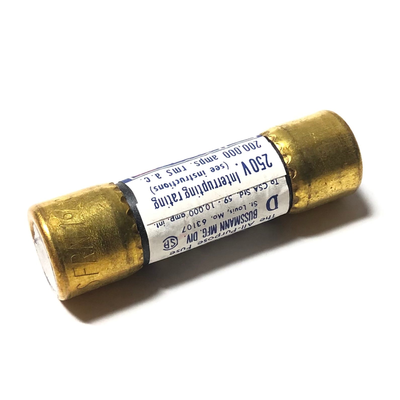 FRN-1-6/10 Bussmann Fusetron Dual Element 250V Fuse - 0
