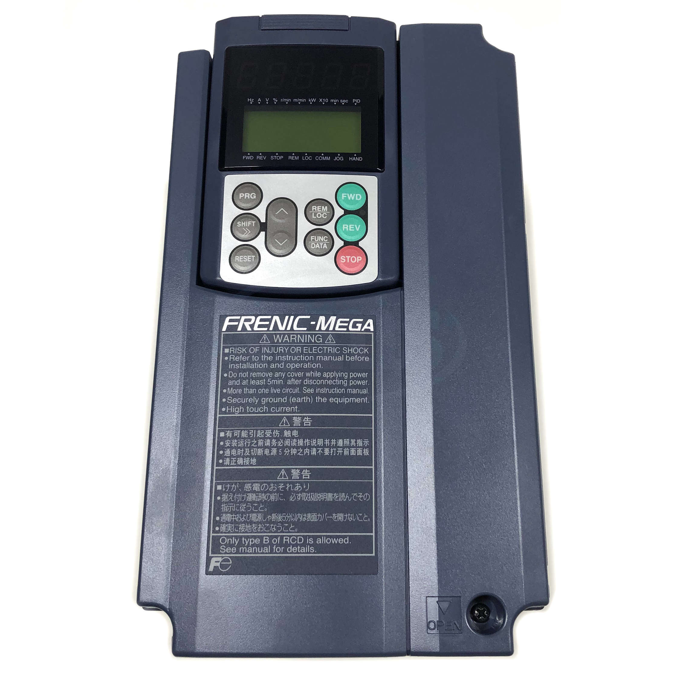 FRN003G1S-2U Fuji FRENIC-MEGA 3HP Inverter/Variable Frequency Drive, 230VAC