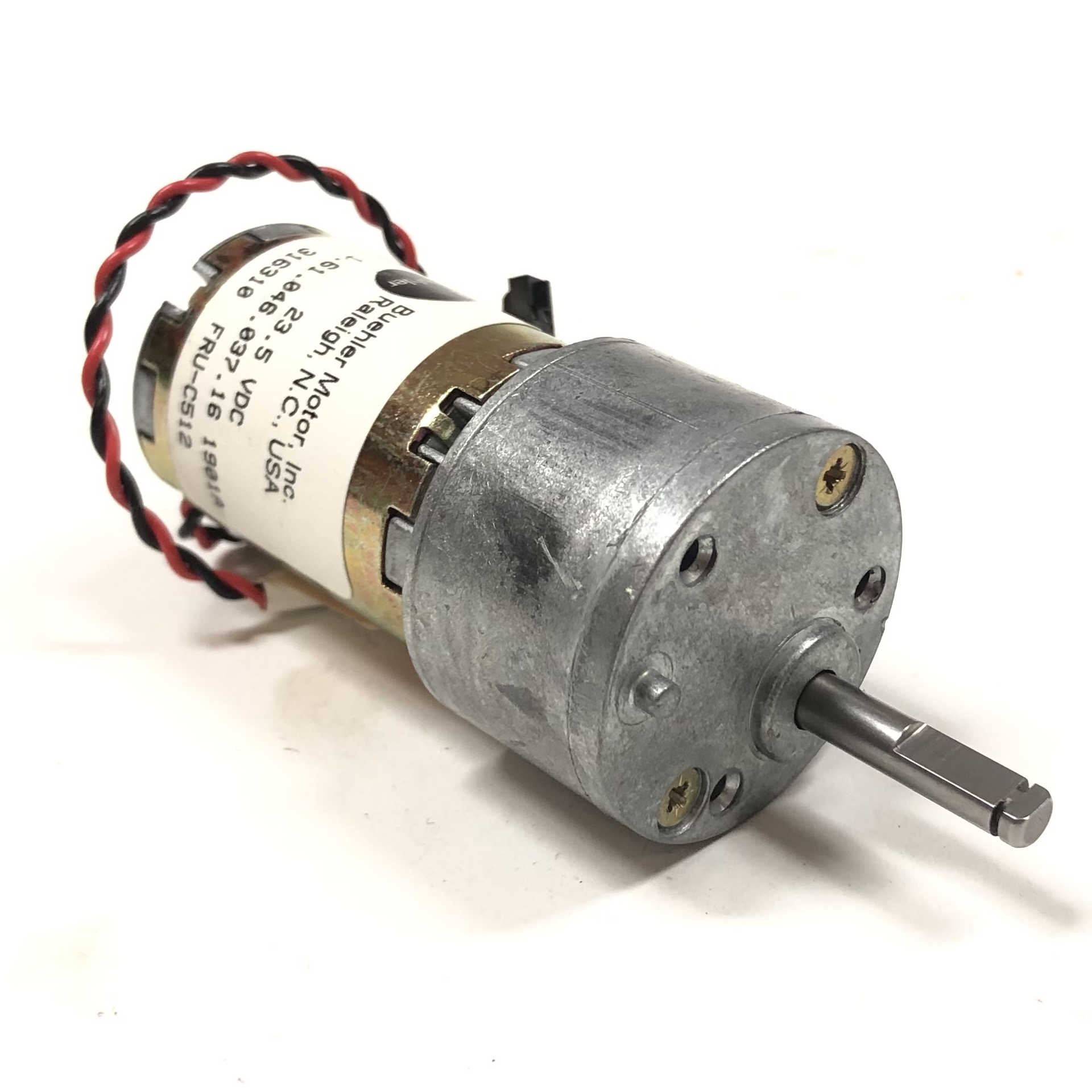 FRU-C512 Buehler Motor 23.5 VDC, 1.61.046.037.16 1901A, 316310, C512J1, C509P1