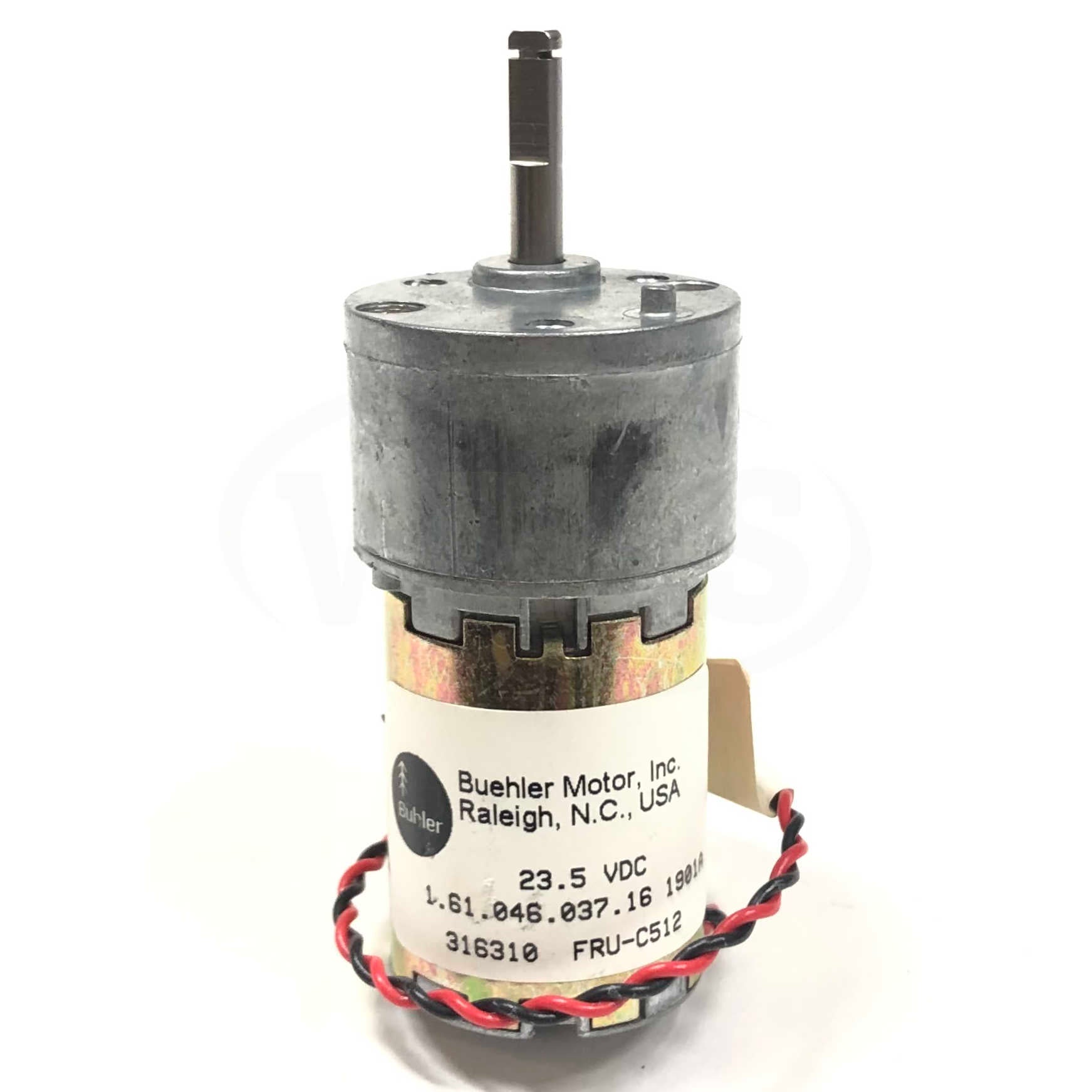 FRU-C512 Buehler Motor 23.5 VDC, 1.61.046.037.16 1901A, 316310, C512J1, C509P1