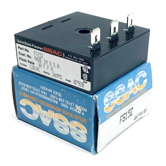 FS152 SSAC Solid State Flasher, 120VAC, 3A, 90FPM