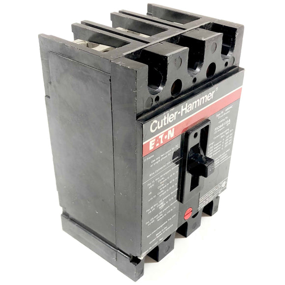 FS360125A Cutler-Hammer Circuit Breaker, 600VAC, 125 Amps