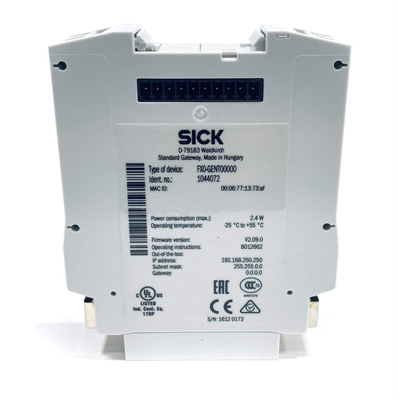 FXO-GENT00000 Sick Safety Controller 24 Vdc, Ethernet/Ip, IP20