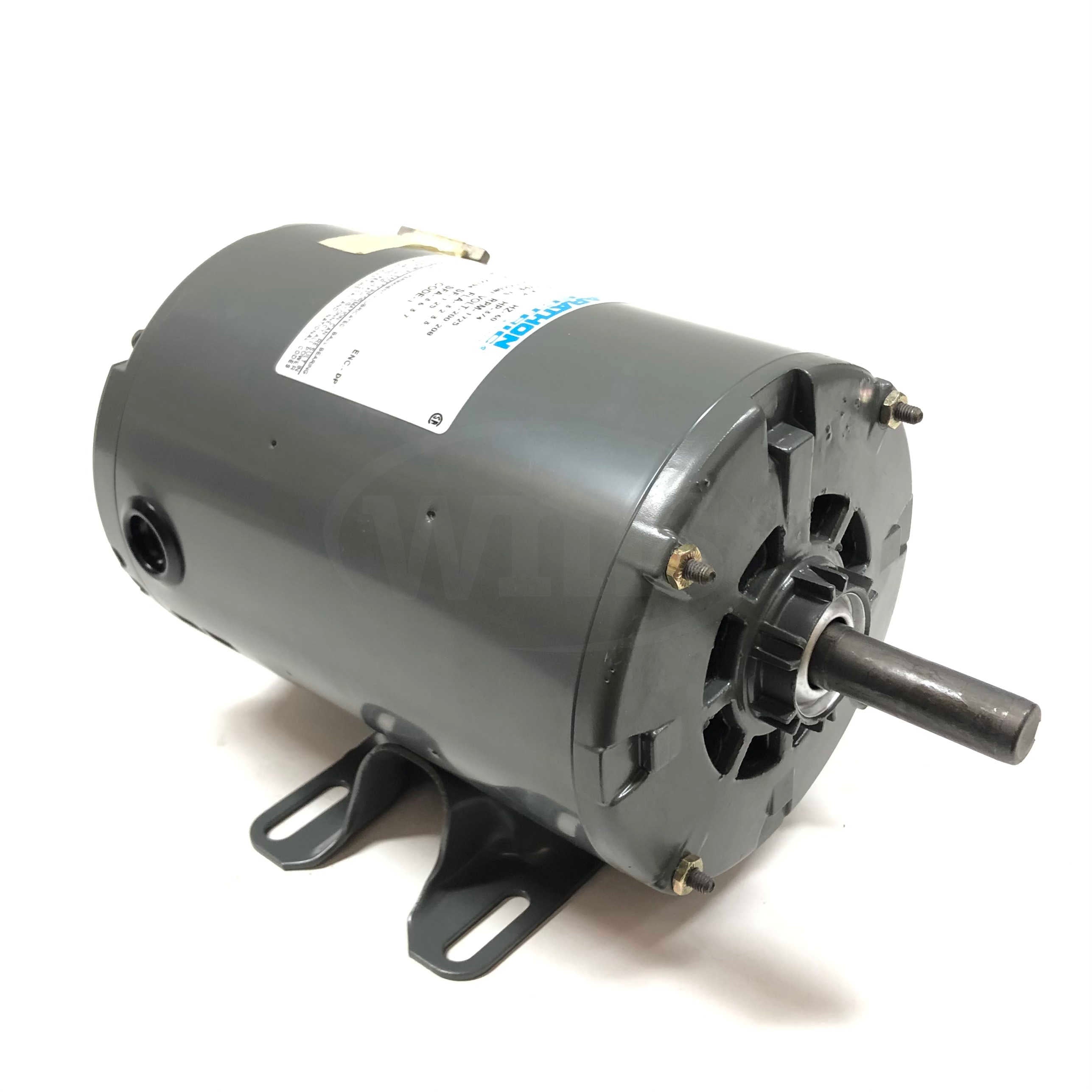 G082 Marathon 3/4 HP, 1725 RPM, 3 Phase, 60Hz, 200-208 V, Motor - 0