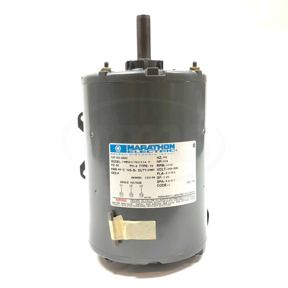 G082 Marathon 3/4 HP, 1725 RPM, 3 Phase, 60Hz, 200-208 V, Motor