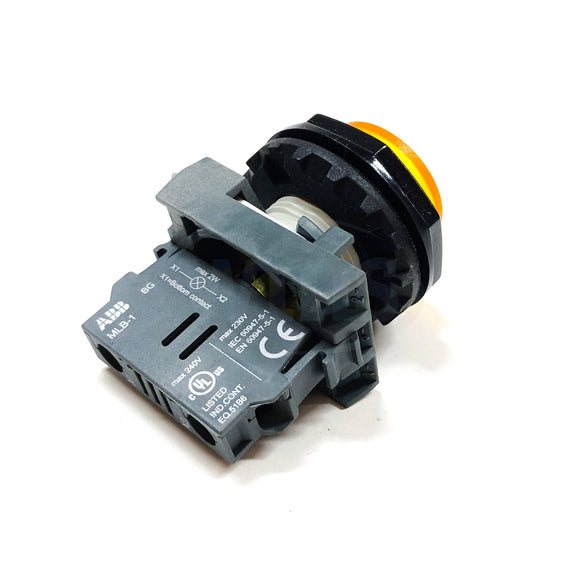 G1ML1-100YF8 ABB Yellow Indicator Light, 24 Volt, 30mm