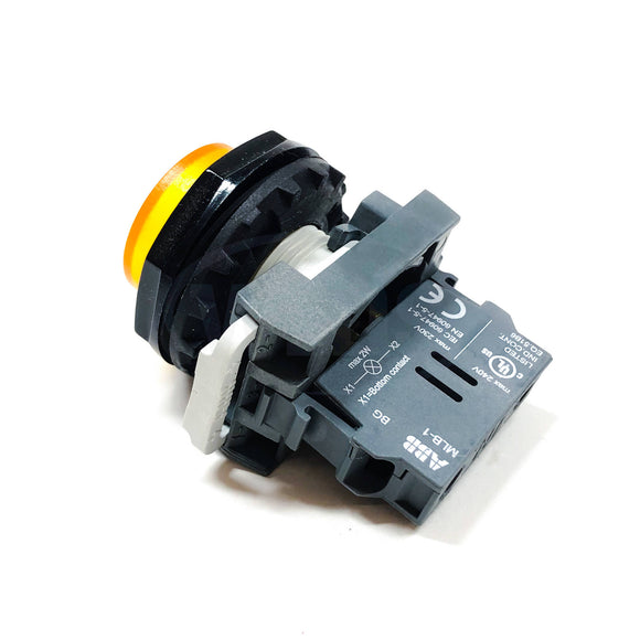 G1ML1-100YF8 ABB Yellow Indicator Light, 24 Volt, 30mm