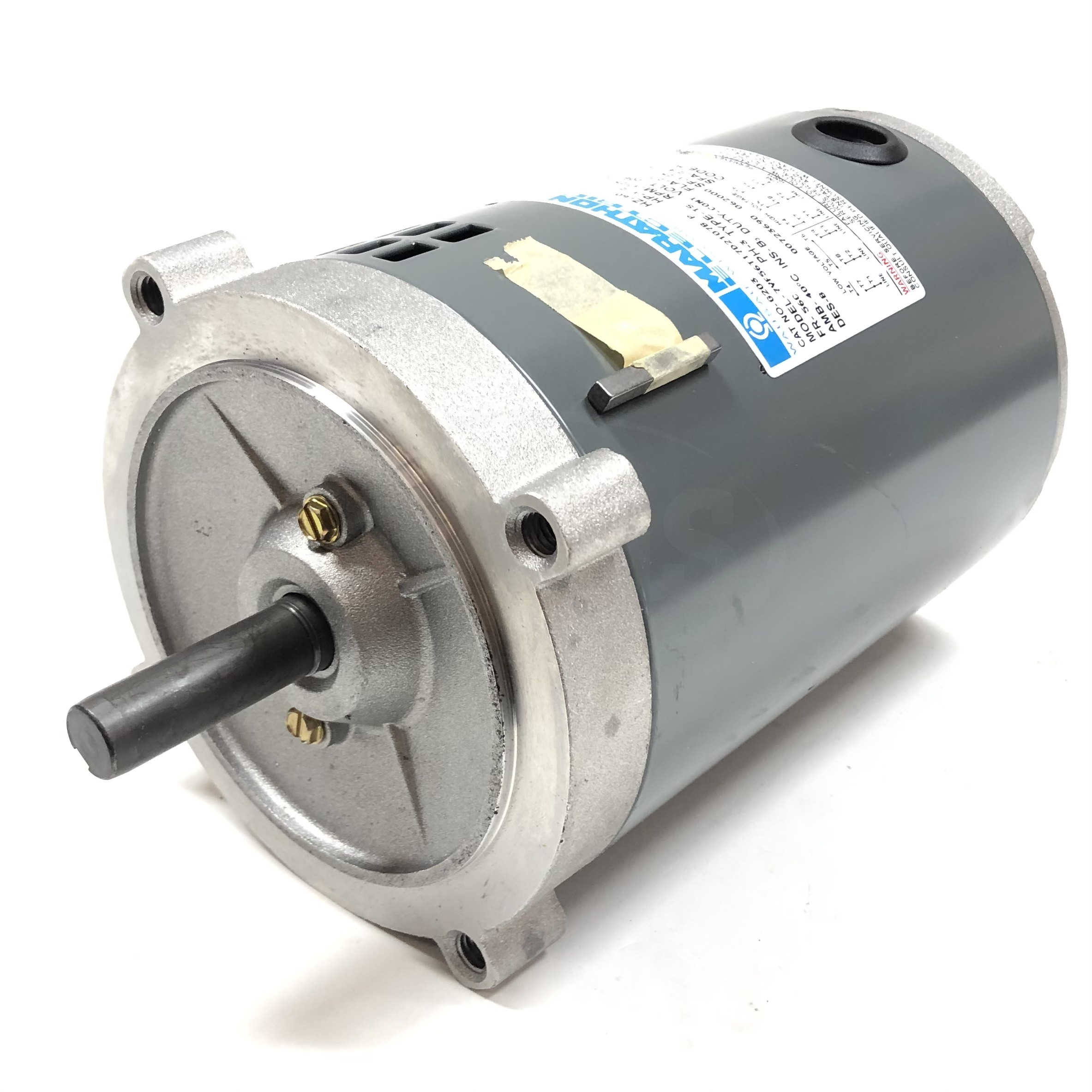 G203 Marathon 1/2-1/3HP, 1725/1425 RPM, 3PH, 60/50Hz, 208-230/460-190/380V Motor
