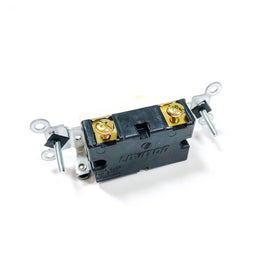 CS120-2I Leviton Single Pole Toggle Switch, 20A - 120/277 VAC, Side Wired, Ivory