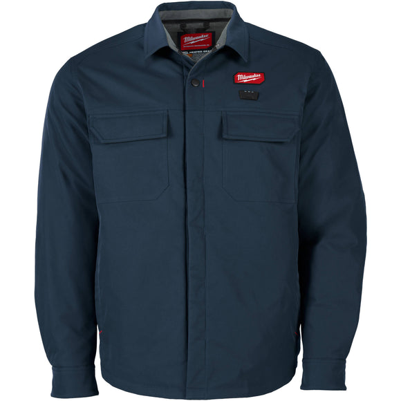 M103U-21L Milwaukee M12 Heated Shirt Jacket Kit, Blue, Large