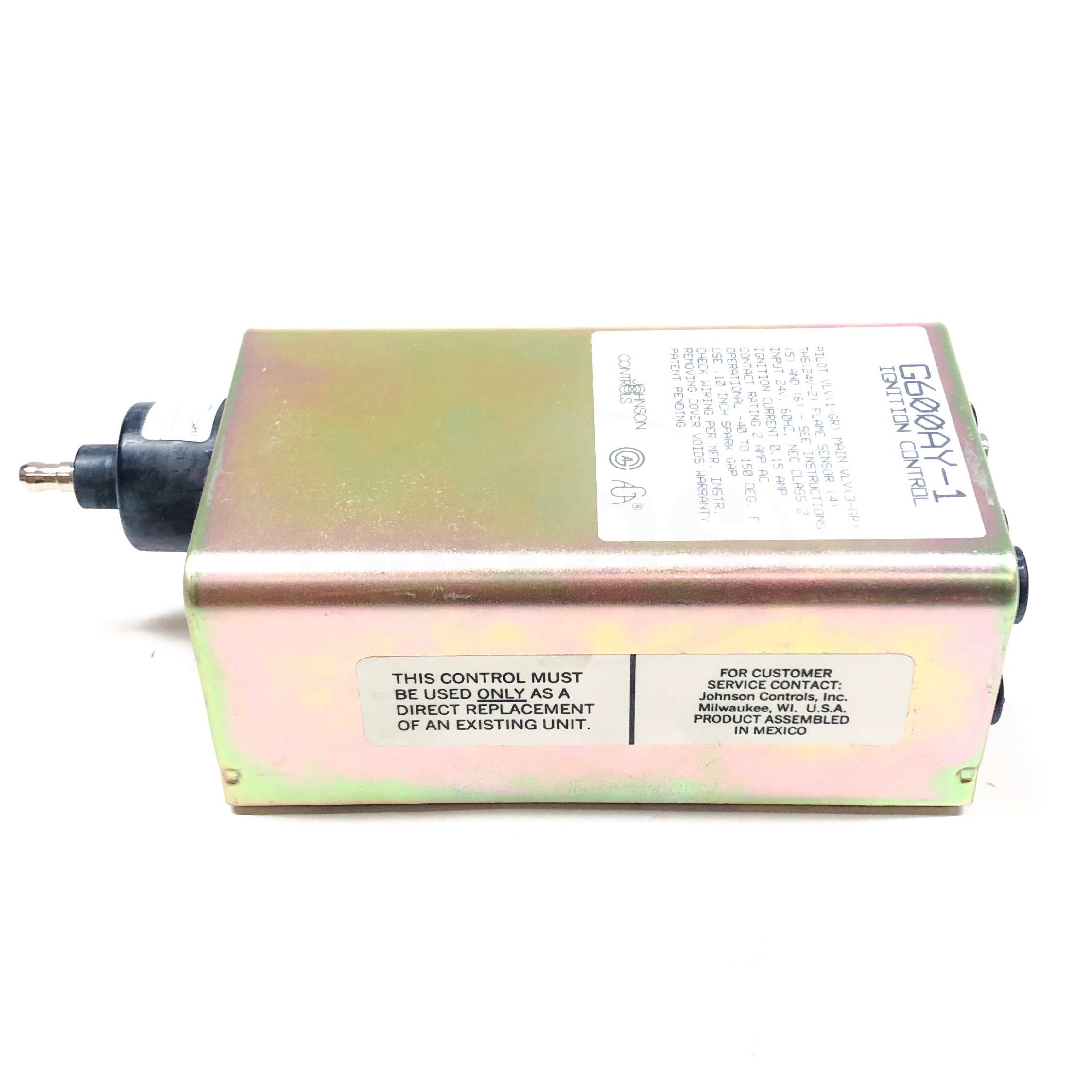 G600AY-1 Johnson Controls Ignition Control, 24VAC