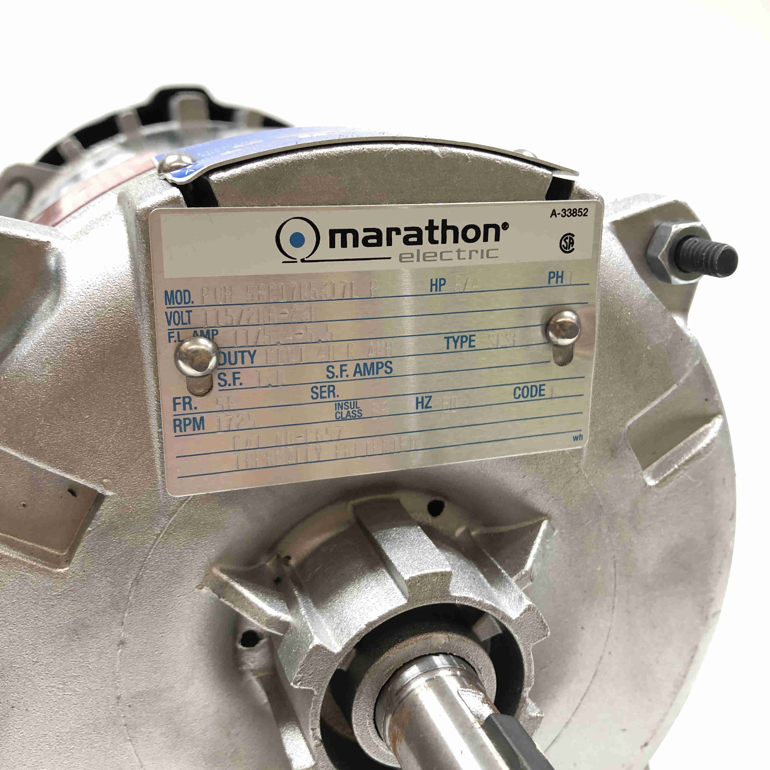 G654A Marathon 1/2HP Explosion Proof Electric Motor, 1800RPM