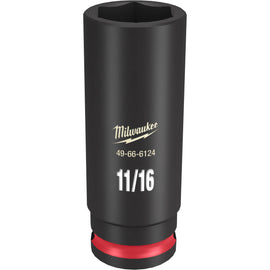49-66-6124 Milwaukee SHOCKWAVE Impact Duty 3/8"Drive 11/16" Deep 6 Point Socket