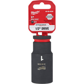 49-66-6230 Milwaukee SHOCKWAVE Impact Duty 1/2"Drive 1" Deep 6 Point Socket