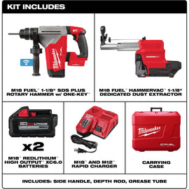2915-22DE Milwaukee M18 FUEL 1-1/8" SDS Plus Rotary Hammer w/ ONE-KEY