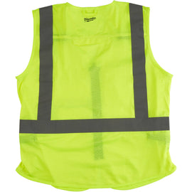 48-73-5022 Milwaukee Class 2 High Visibility Safety Vests - L-XL