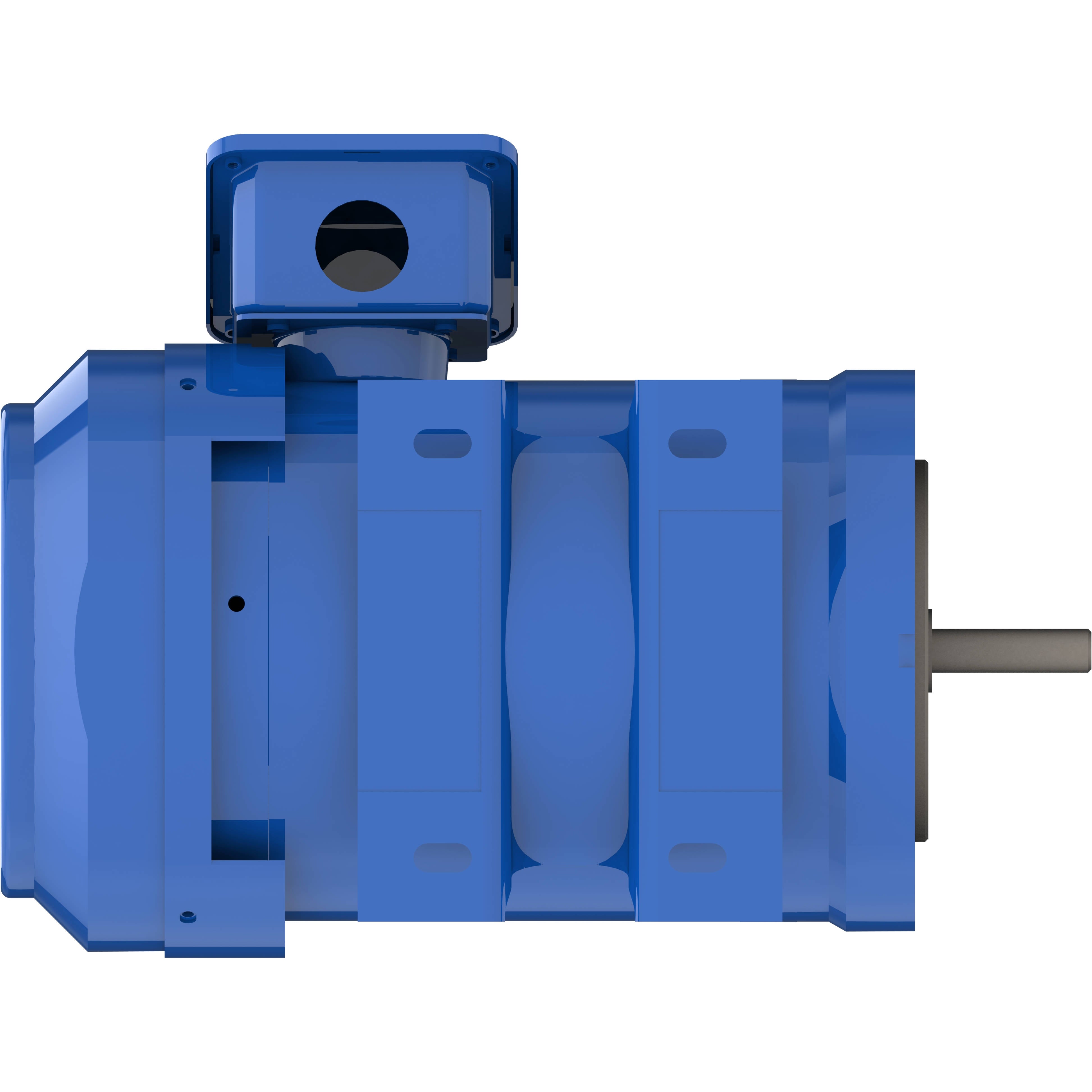 GH0/76C 3/4 HP Teco-Westinghouse Rolled Steel Electric Motor, 1200 RPM - 0
