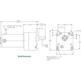 GH1001 WEG 1/20HP Parallel Shaft Gearmotor, 4RPM - 0