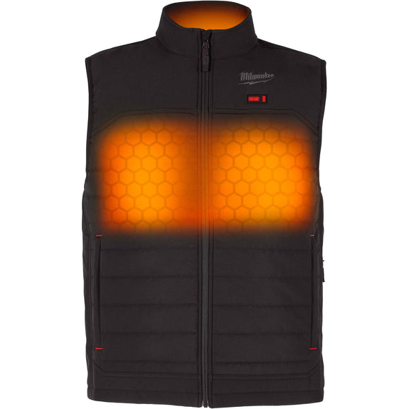 M300B-213X Milwaukee M12 Heated AXIS Vest, Black, 3XL
