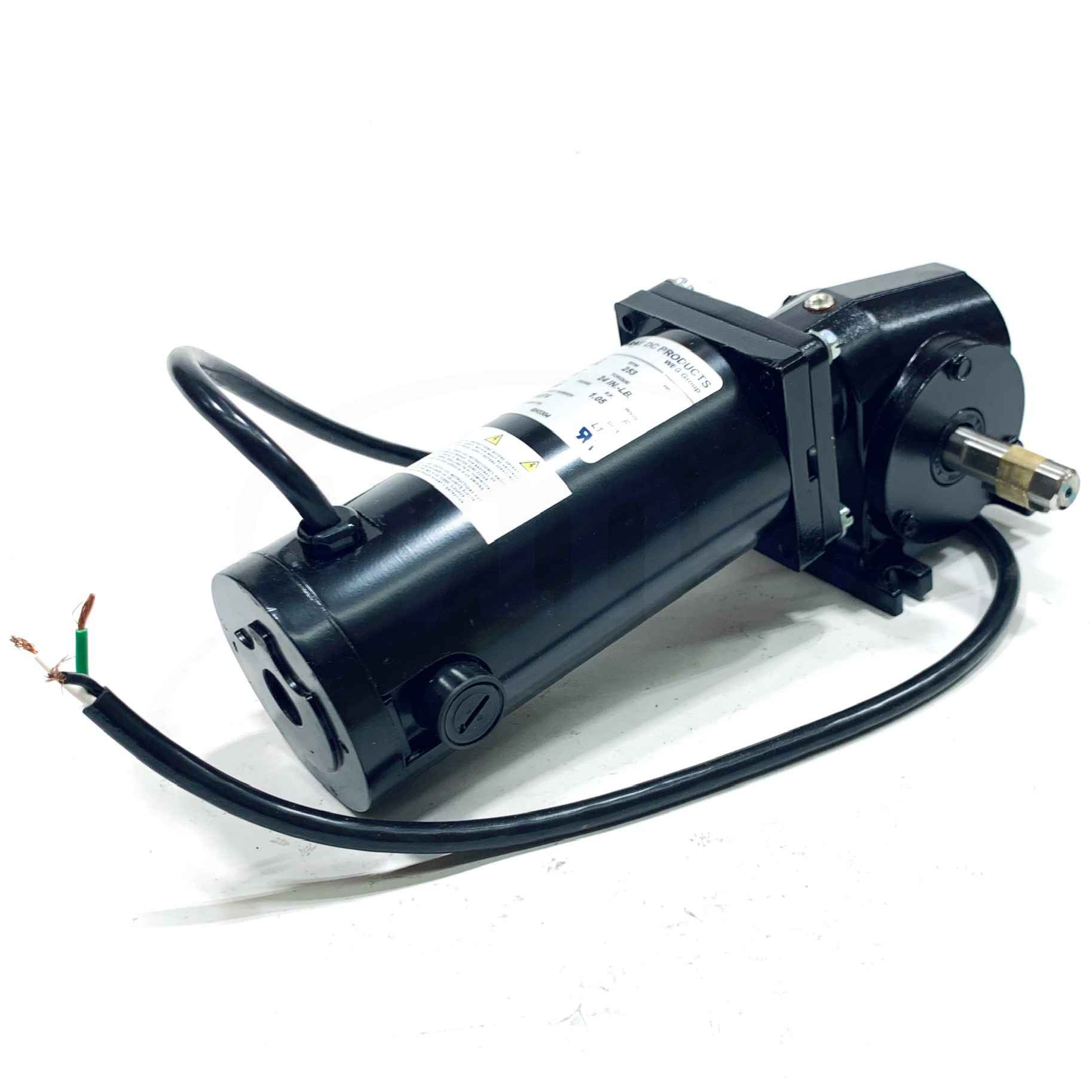 GH3304 WEG 1/8HP Right Angle Gearmotor, 253RPM
