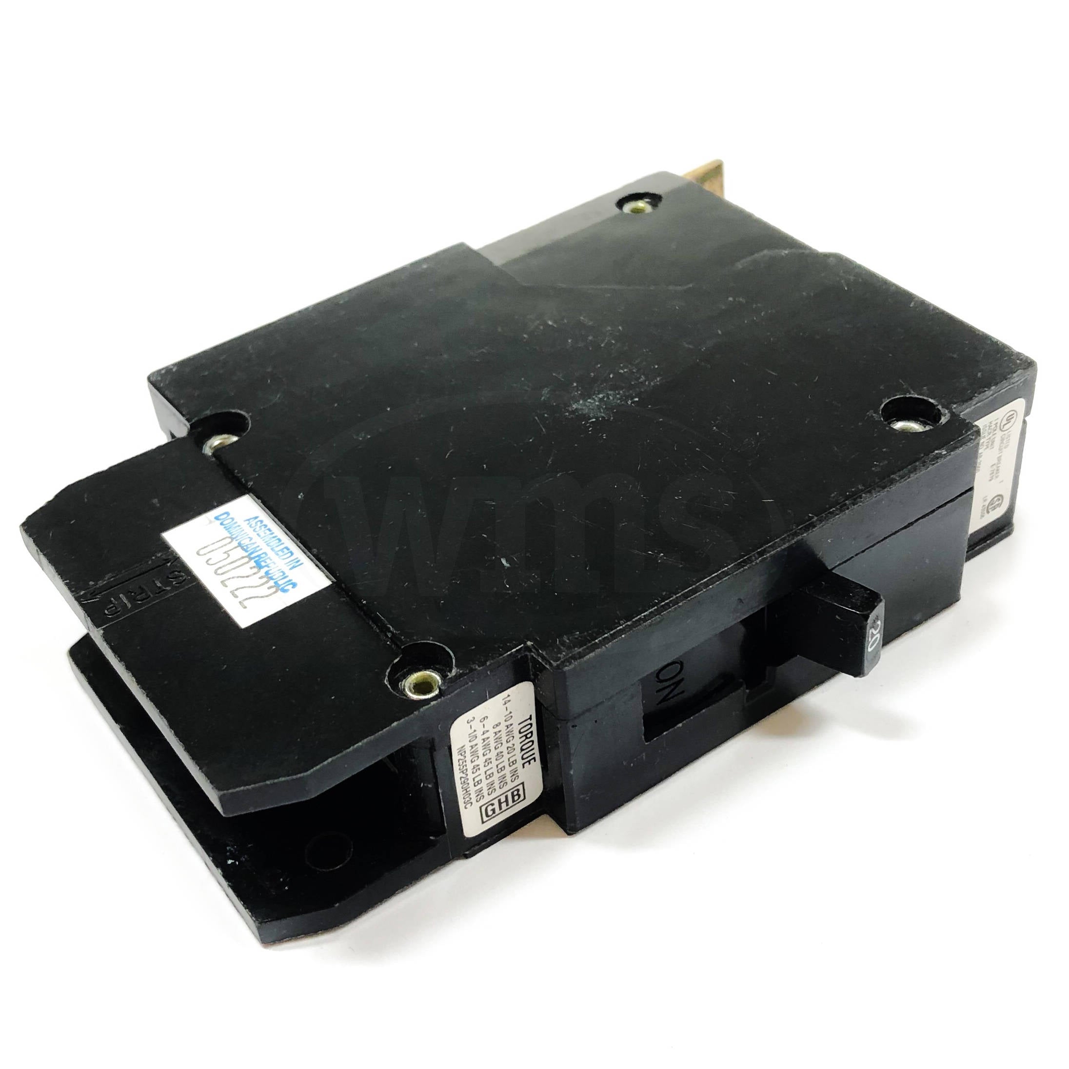 GHB1020 Cutler-Hammer 20 Amp Circuit Breaker, 1-Pole