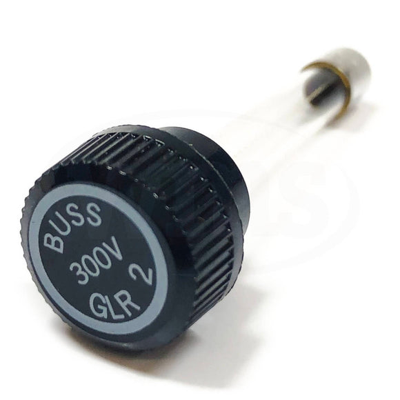 GLR 2 Bussmann Fuse, 2 Amp, 300 VAC, Fast-Acting Fuse