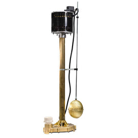 PED33B Ashland 1/3HP Bronze Pedestal Sump Pump, 115VAC Single Phase