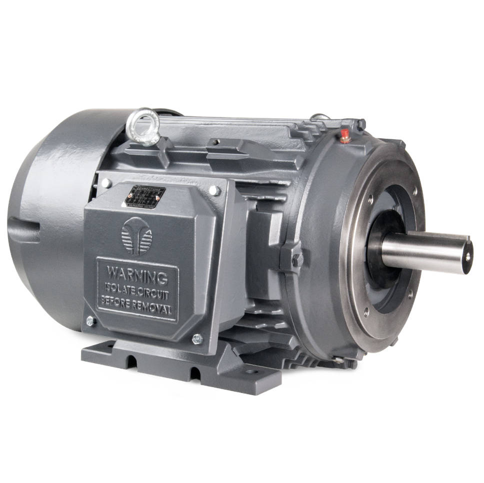 GR3-CI-TF-143TC-2-B-D-1 Techtop 1HP Electric Motor, 3600RPM