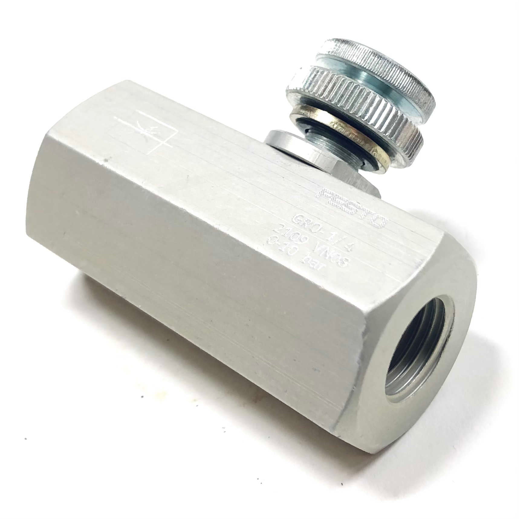 GRO-1/4 Festo Flow Control Valve, 2109 VN08, 0-10 Bar - 0