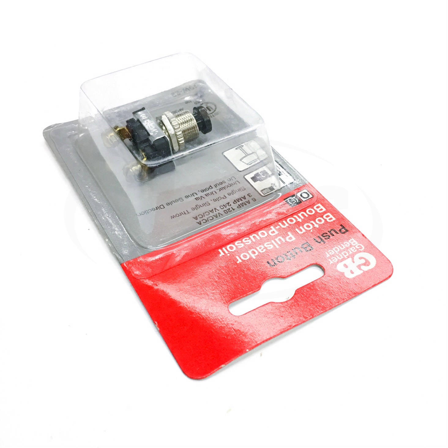 GSW-22 Gardner Bender Pushbutton, 6 Amps @120VAC