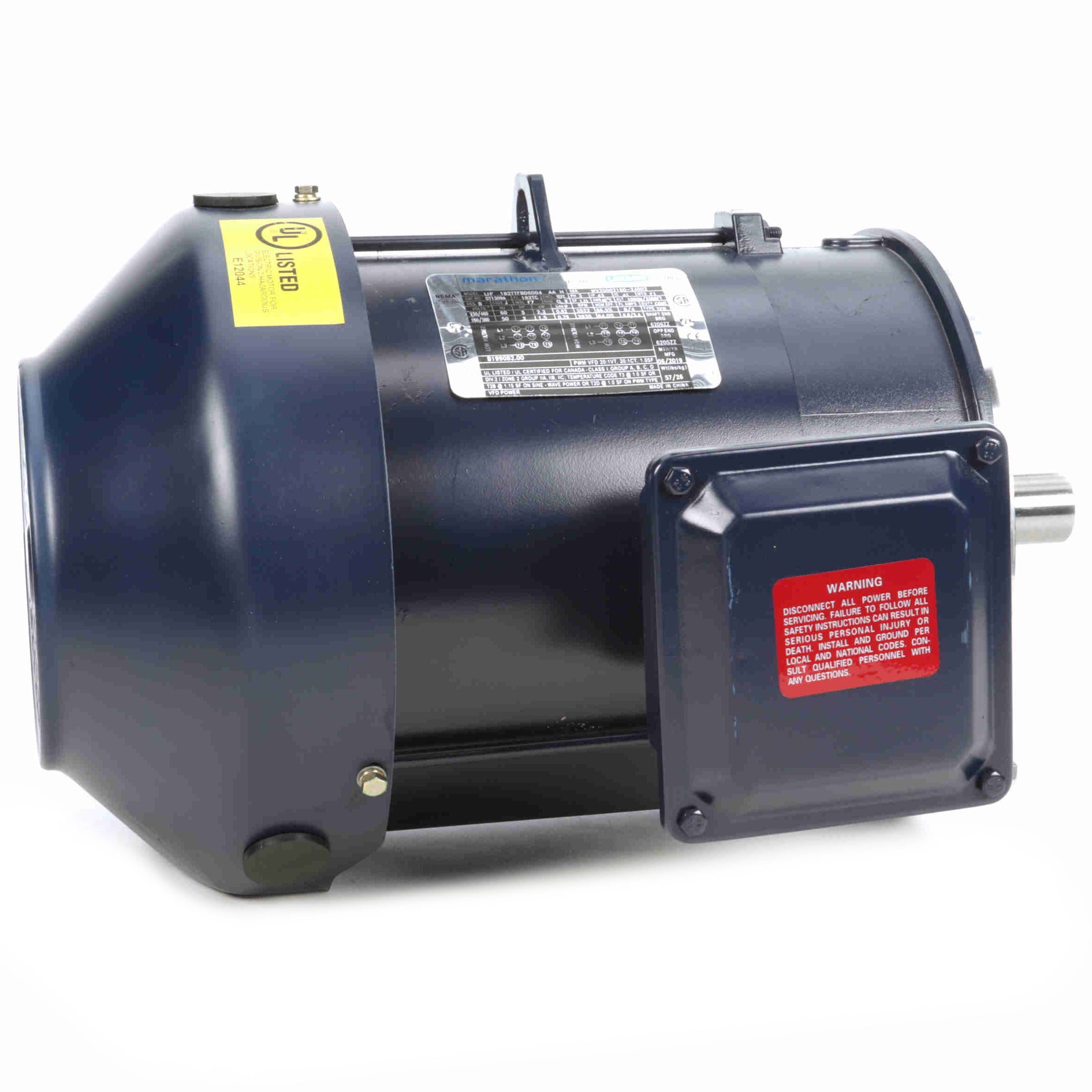 GT1309A Marathon 3HP Globetrotter Electric Motor, 3600RPM - 0