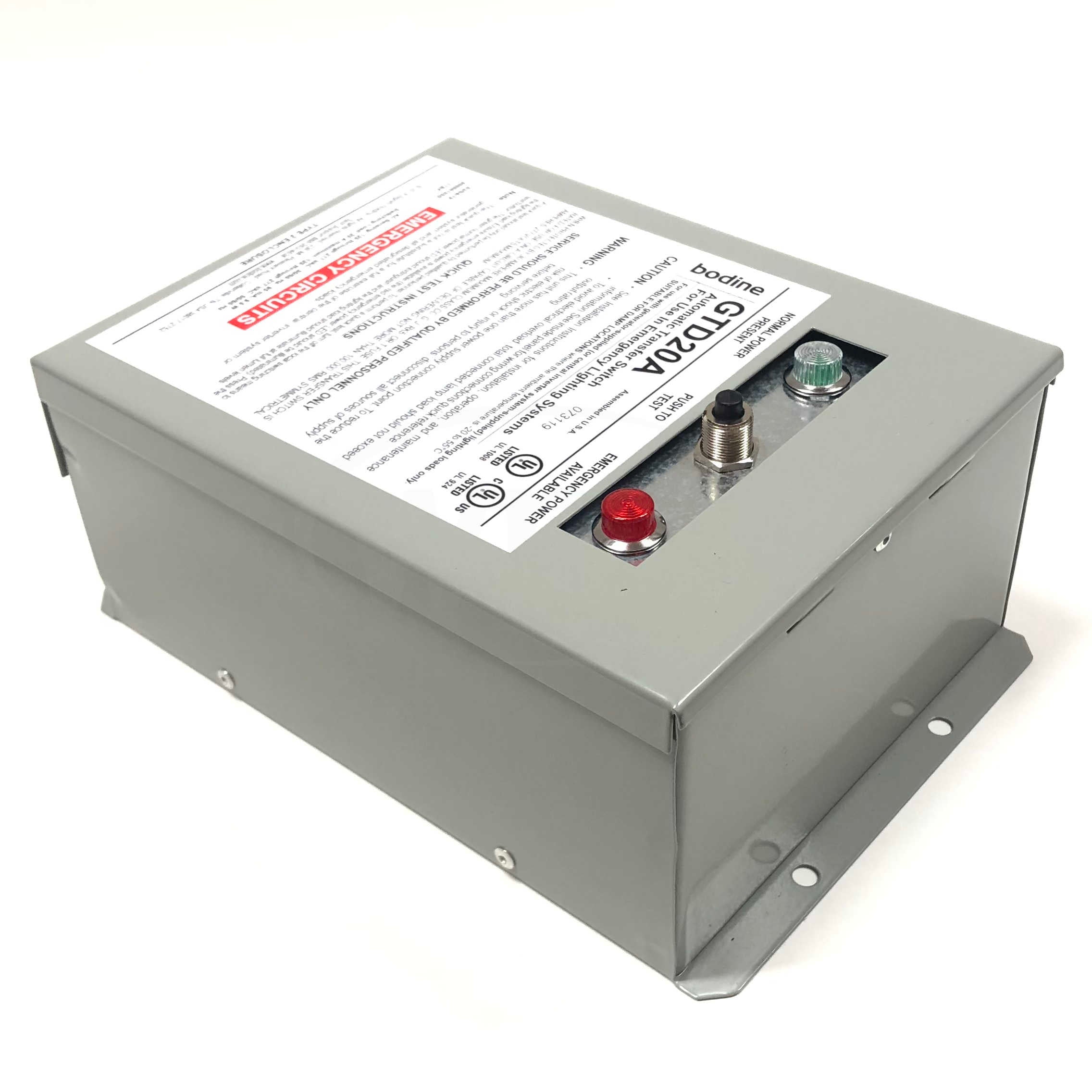 GTD20A Philips Bodine Emergency Lighting Relay Control Device