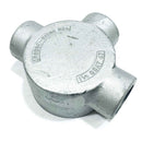 GUAT47 Crouse-Hinds Conduit Outlet Box With Cover, 3 5/8" Cover Opening, 1 1/4"-1