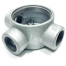 GUAT47 Crouse-Hinds Conduit Outlet Box With Cover, 3 5/8" Cover Opening, 1 1/4"-6