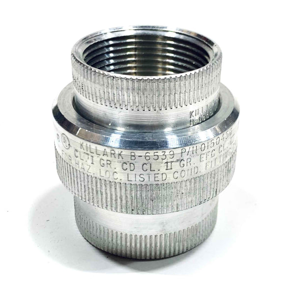 GUF-4 Killark 1 1/4" Explosion Proof Conduit Union, Aluminum