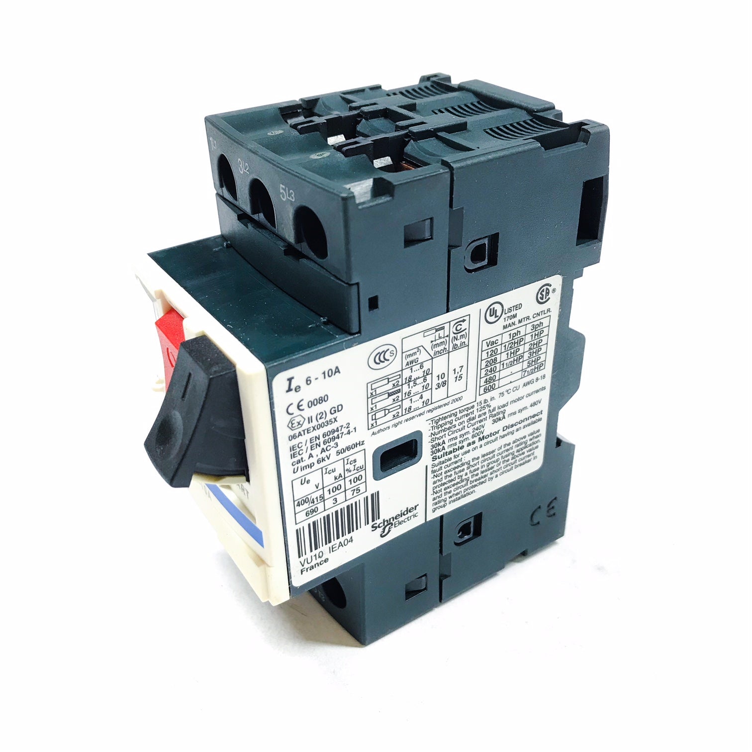 GV2ME14 Thermal-Magnetic motor circuit breaker - 0